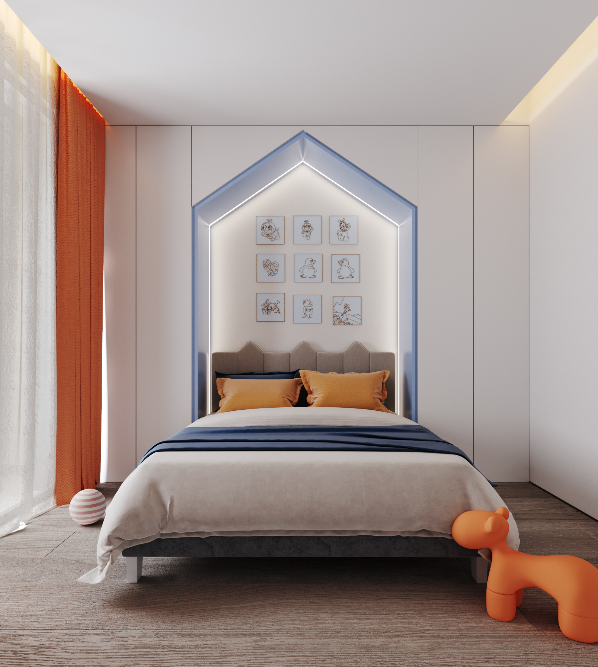 厦门林振宗设计事务所 | 现代简约风平层设计-29