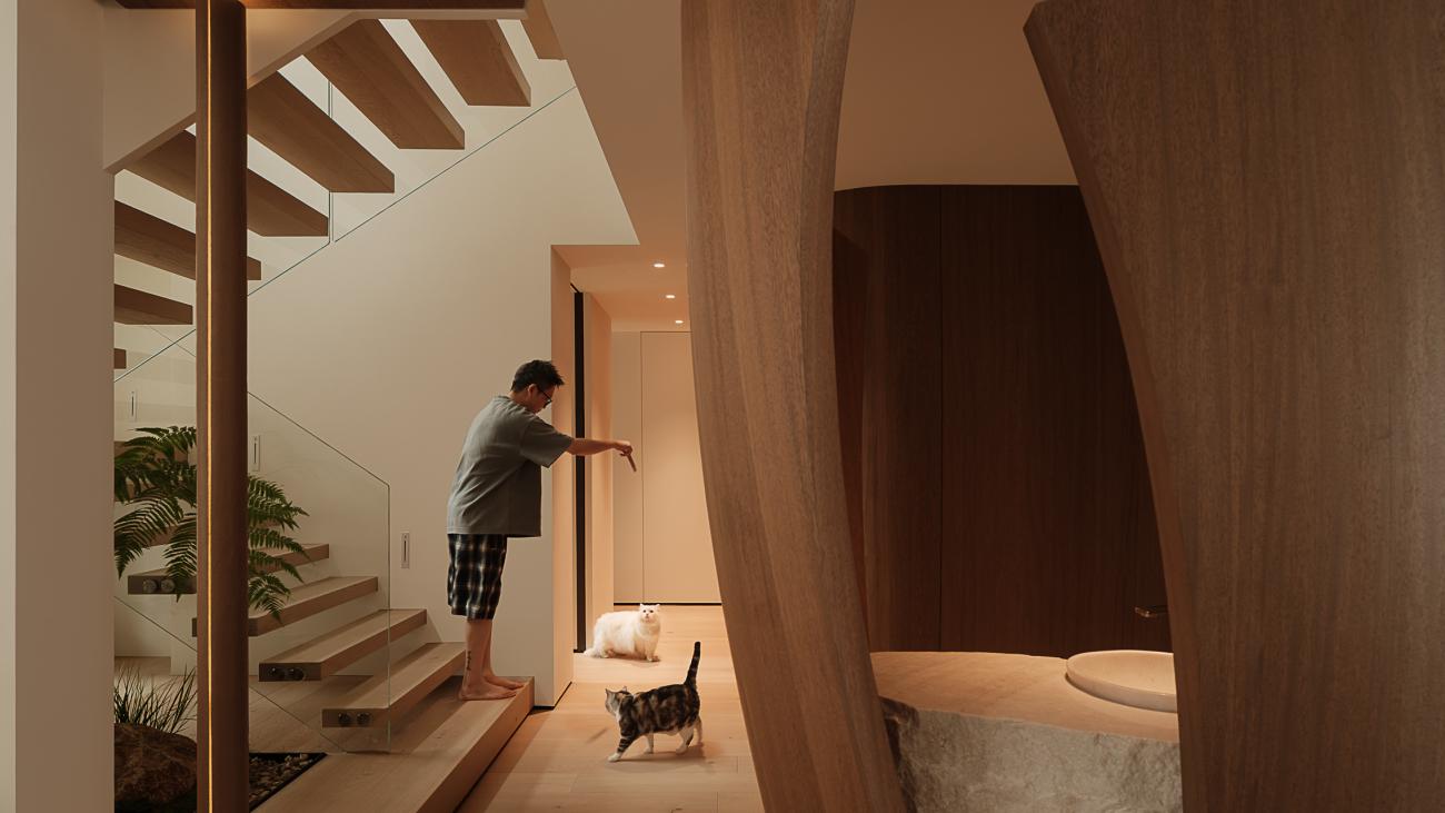 复式住宅  趣味之下的温馨与舒适-20