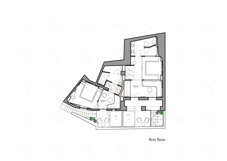 火山岛上的现代洞穴酒店-52