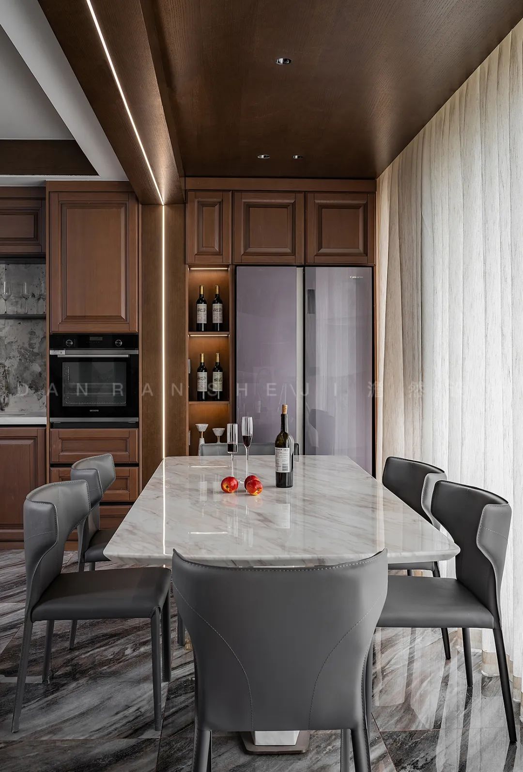 意式摩登风 · 招商云邸的三居室设计丨澹然团队-34