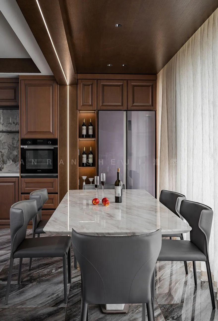 意式摩登风 · 招商云邸的三居室设计丨澹然团队-34