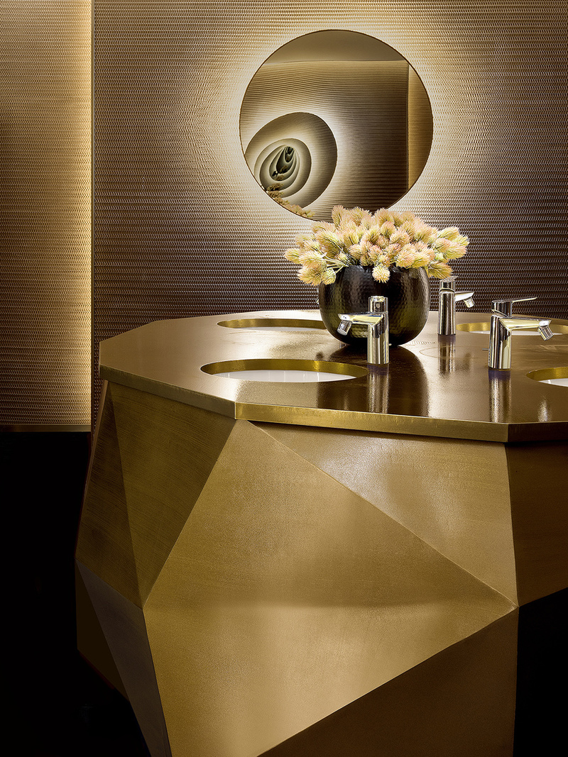 武汉越秀星云销售中心 | 复古摩登空间艺术呈现-39