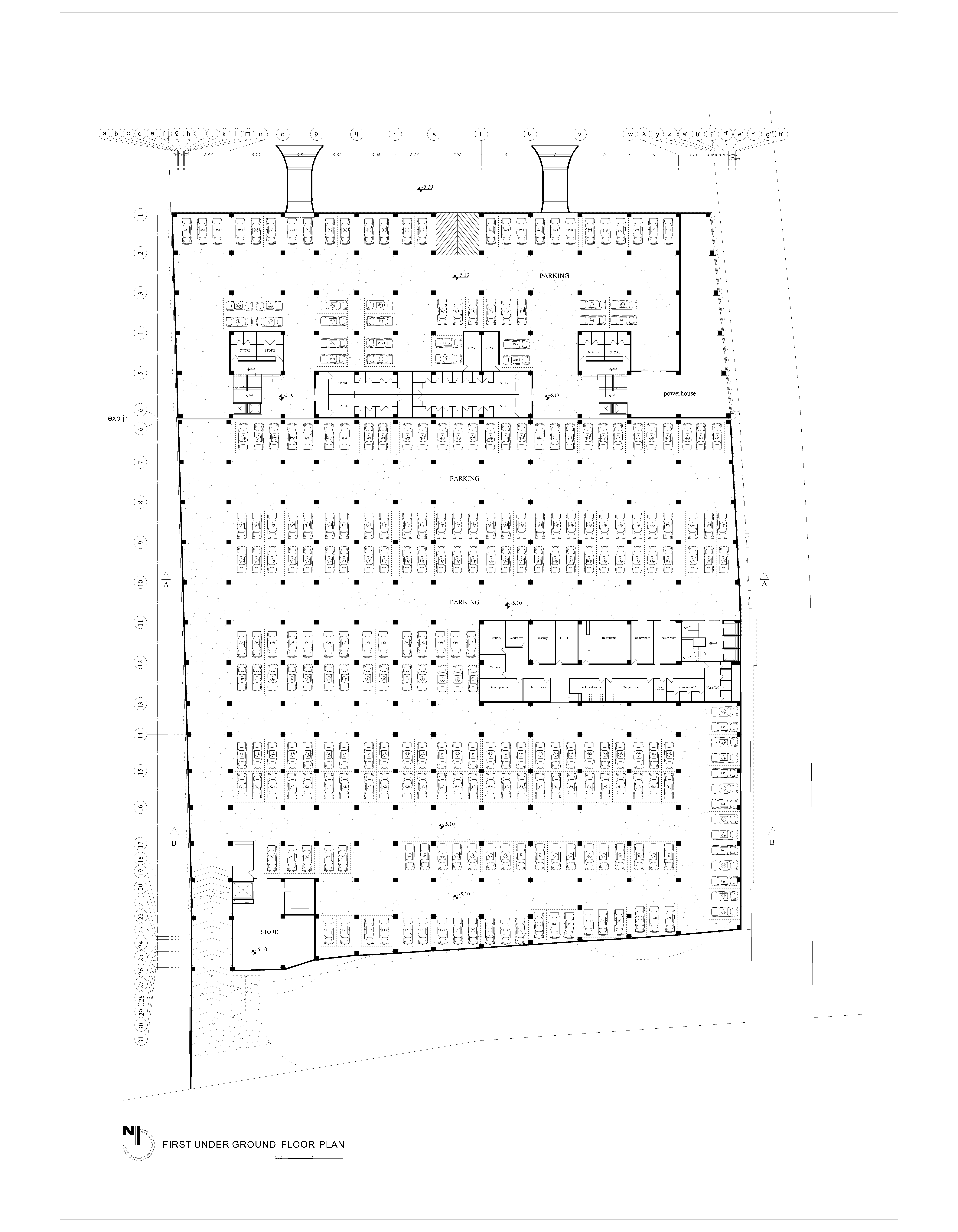 30 万至 50 万平方米的购物商场设计-12
