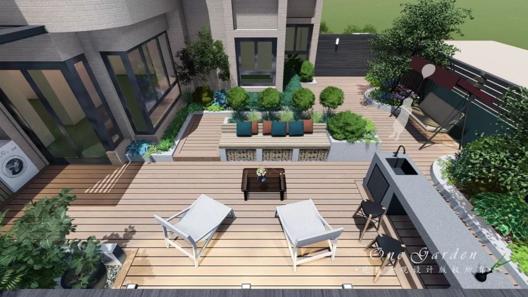 阳明新城花园 | 现代简约的露台生活空间-41