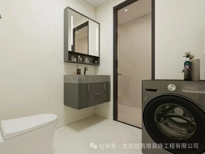 福成二期|120㎡现代简约风案例-43