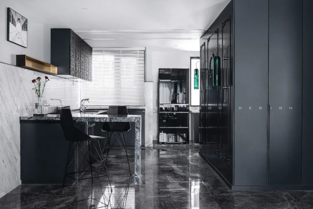 红杉创意设计 | 西安 360㎡现代家居，巧妙融合多种文化元素-61