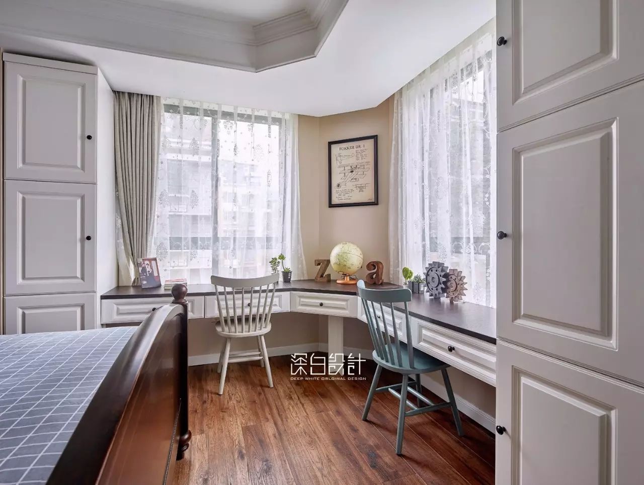 天津 130 平美式休闲空间 | 自由舞动的 DeepWhite Design-26