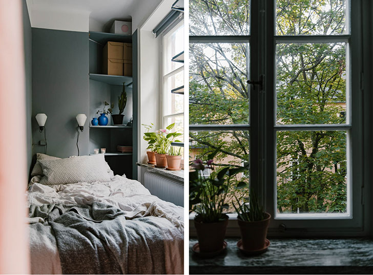 迷你粉色调一居室公寓，小空间大利用-8