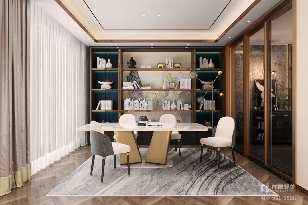 尚层装饰 | 新中式风格演绎“青出于蓝而胜于蓝”-26