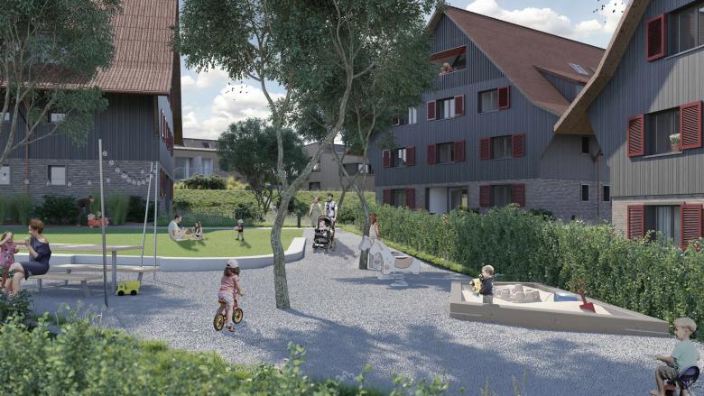 Hohermuth Architektur丨Überbauung Oberdorf丨瑞士-24