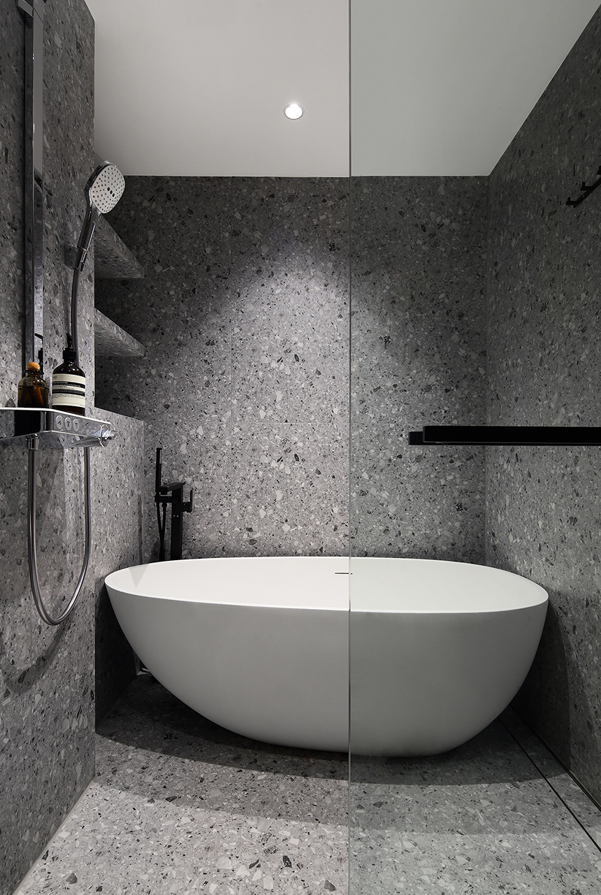 广州极简原木风的住宅-56