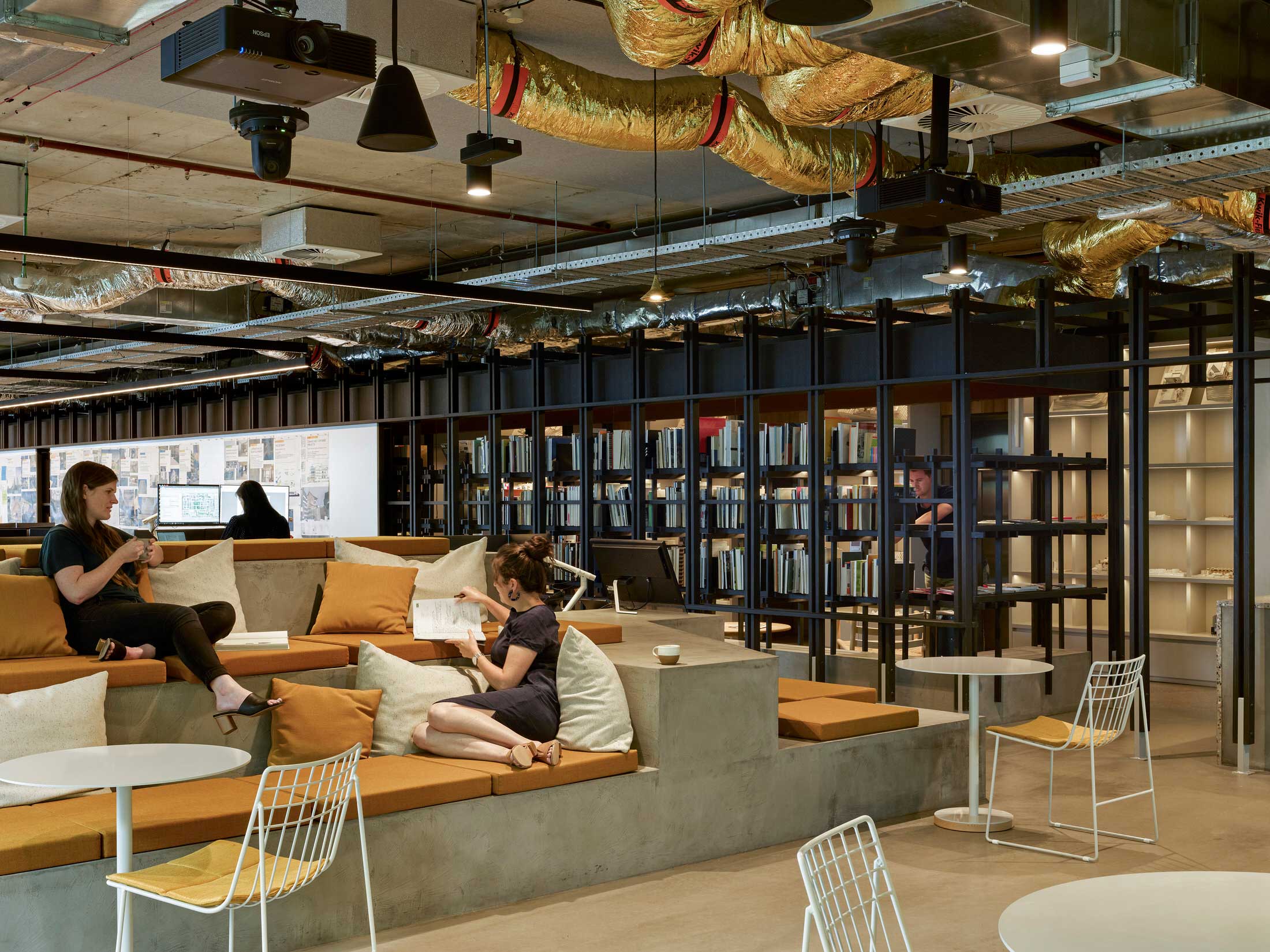 现代悬浮绿色办公空间丨澳大利亚布里斯班丨BVN Brisbane Studio-7