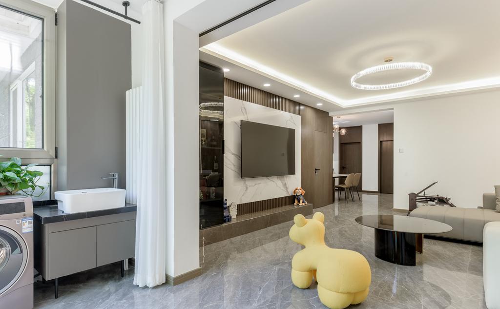 北京夫妻 105㎡现代简约之家丨中国北京-4