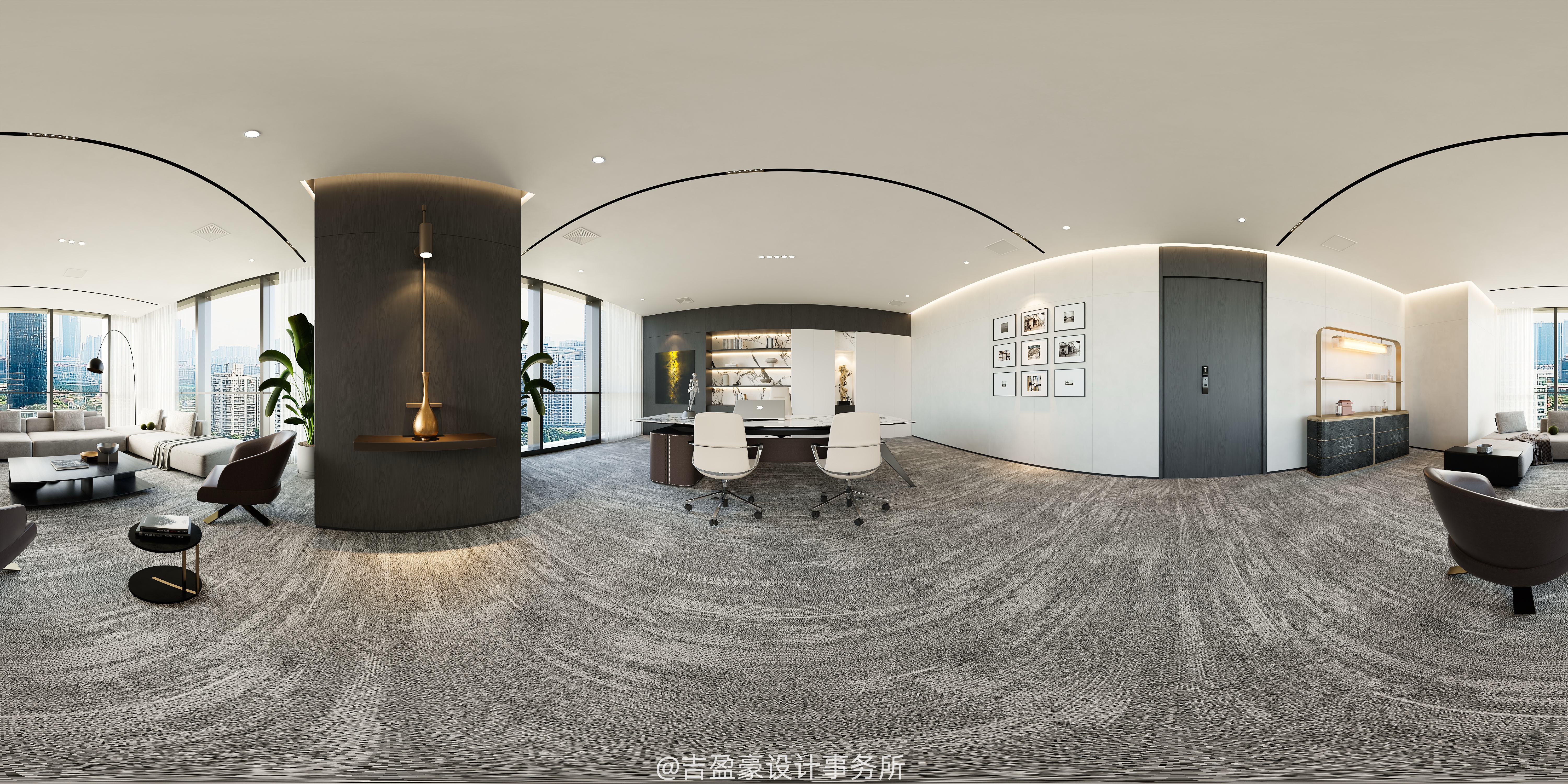 高效办公空间的美学重构与商业格局的彰显-7