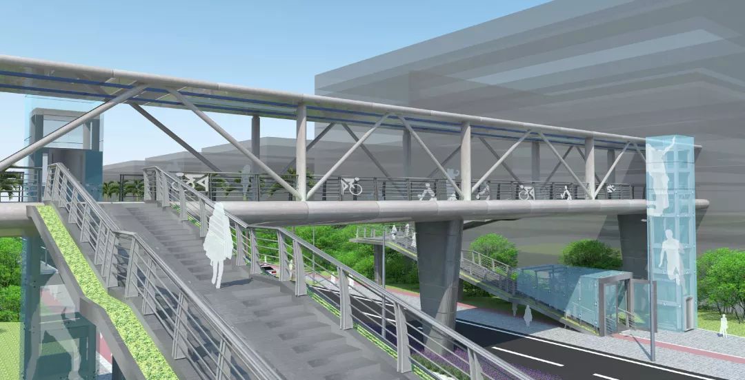 南山三桥 | 现代景观设计的人行天桥新篇章-38