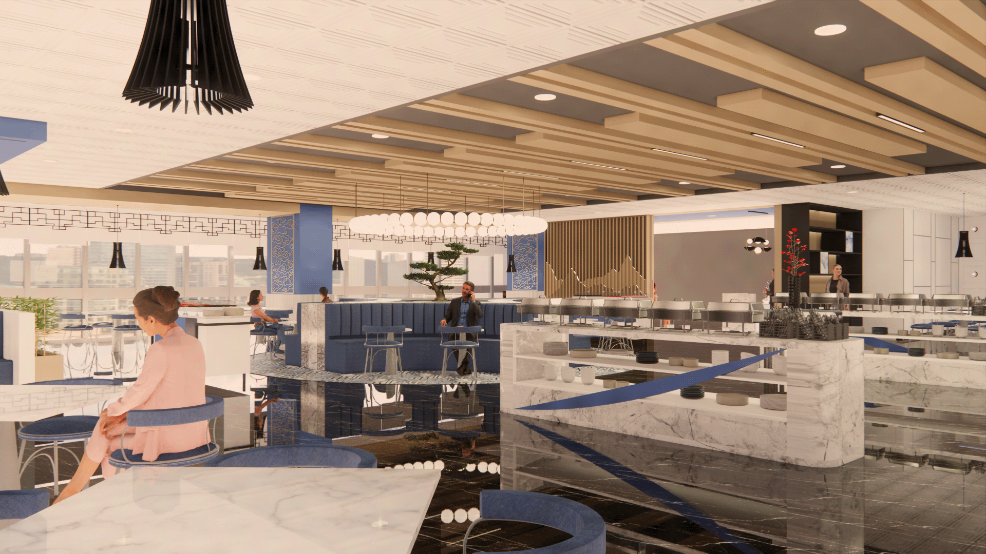 Novotel 酒店全日餐厅设计丨印度尼西亚雅加达-11