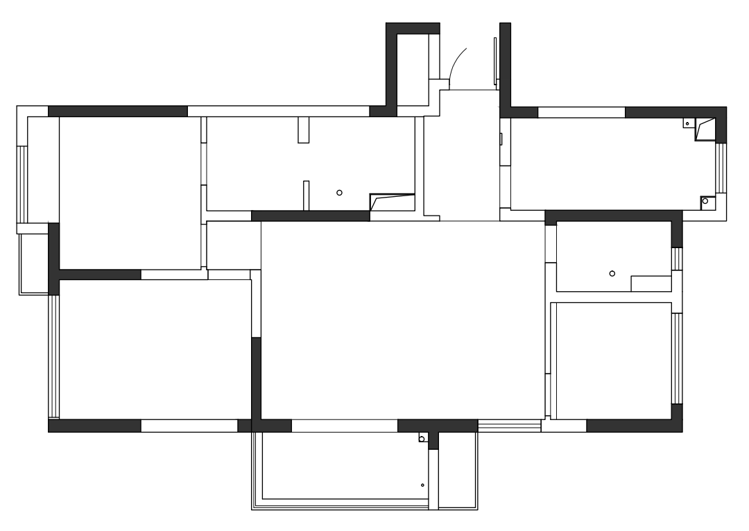 悦己 · 复古波浪吊顶咖啡厅之家丨中国南京丨熹维设计-2