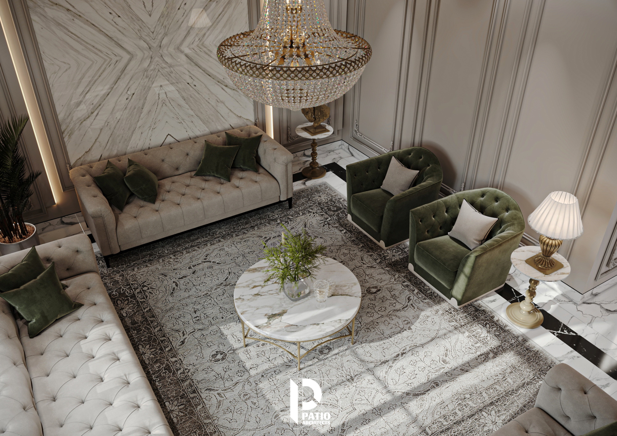 Elegant Residential Diwaniya Interior Design-9