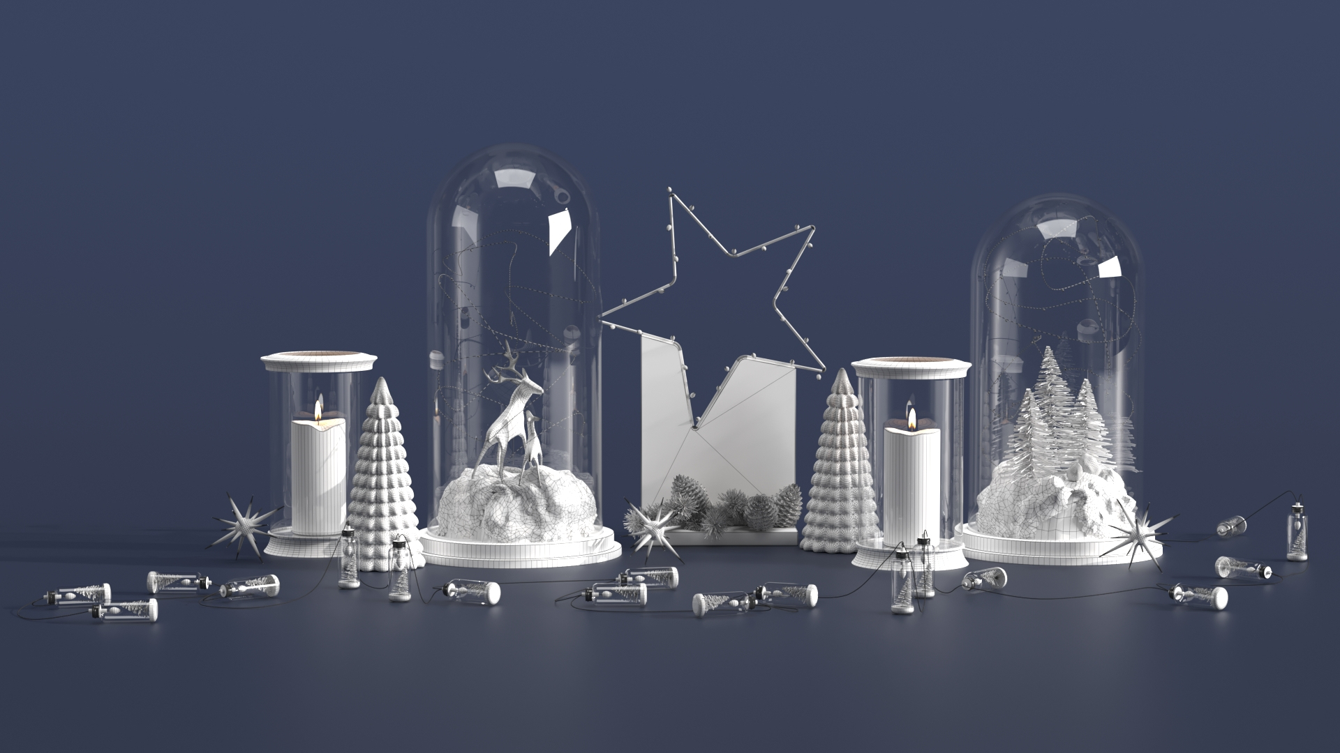 3d models of Bathroom Decor Set-3