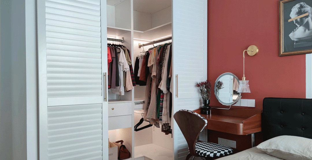 95㎡轻法式二手房改造丨中国广州-58