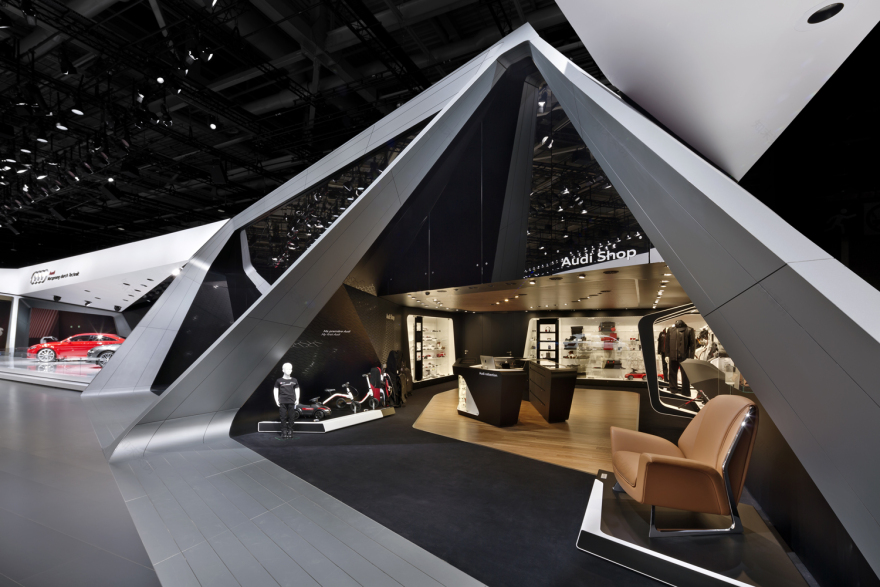 奥迪 2014 巴黎车展展位设计-15