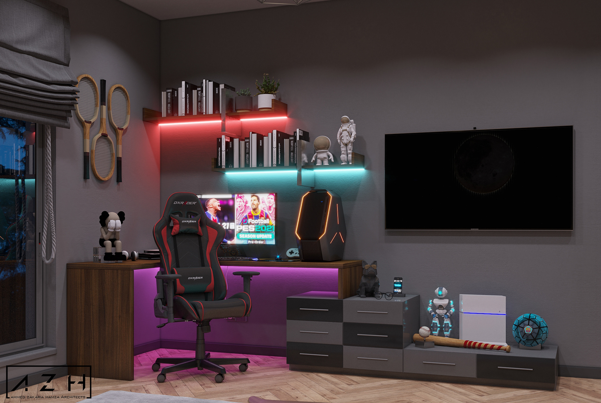 现代卧室设计丨埃及开罗丨Ahmed Zakaria Hamza-17