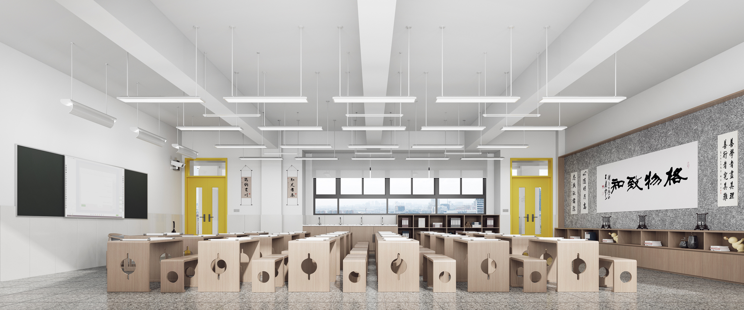 广州沙步铁一学校室内方案丨中国广州-44