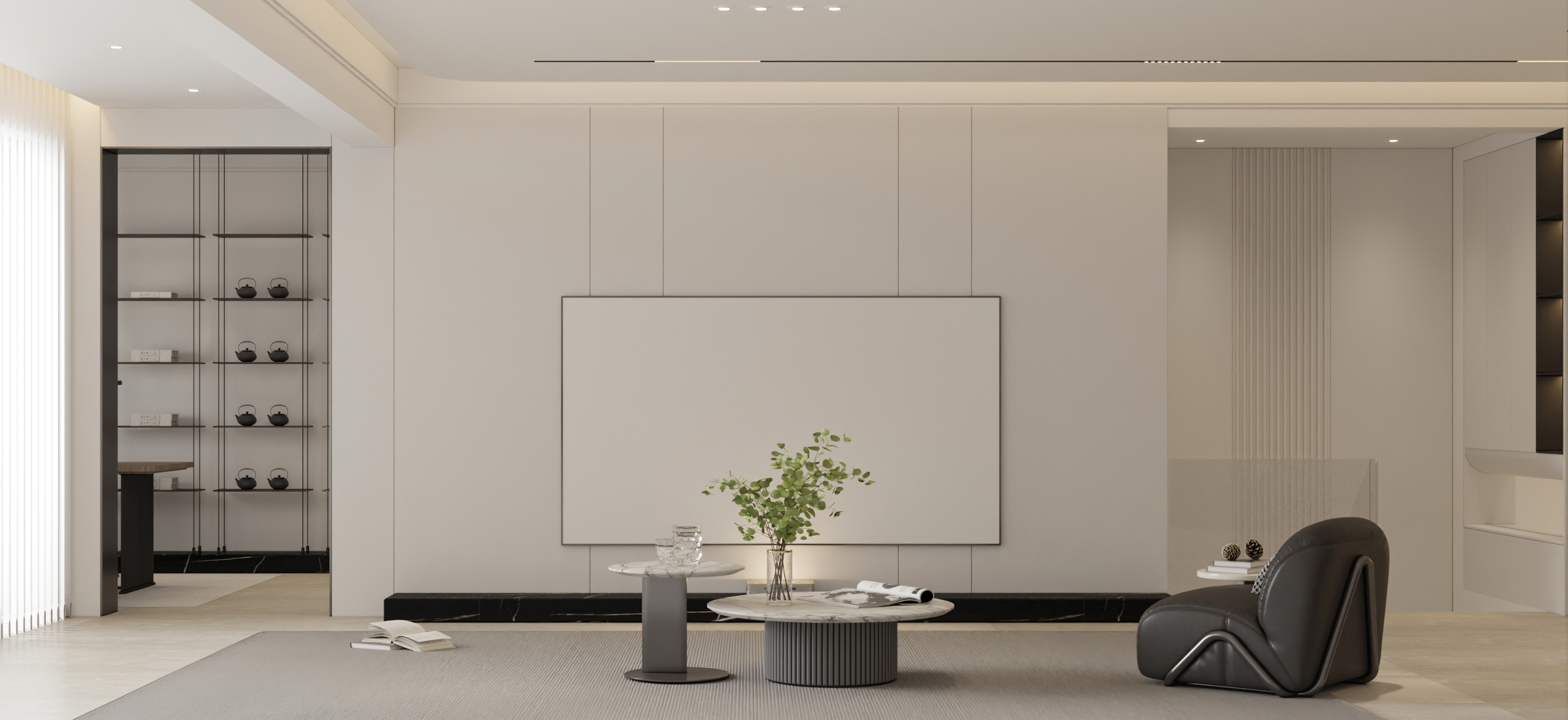 武汉 -城投江南岸-现代风格样板间设计-13