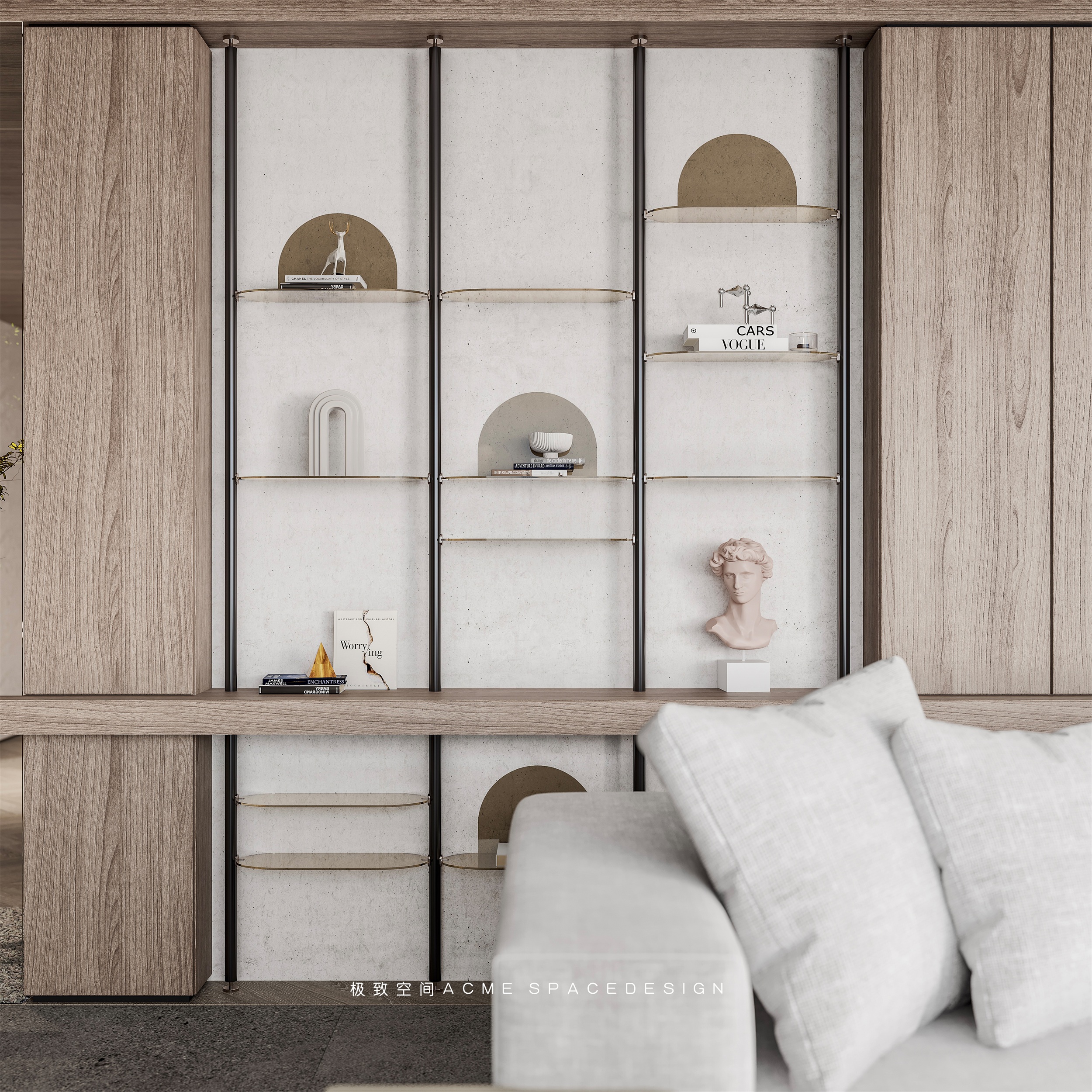 回归自然的简约原木风住宅设计-14