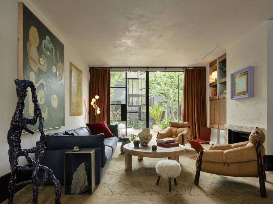 Flack Studio|墨尔本的二层公寓,重新定义优雅与舒适-17