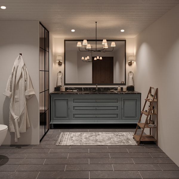 English Farm–Style Holiday Bedroom Design | UAE-23