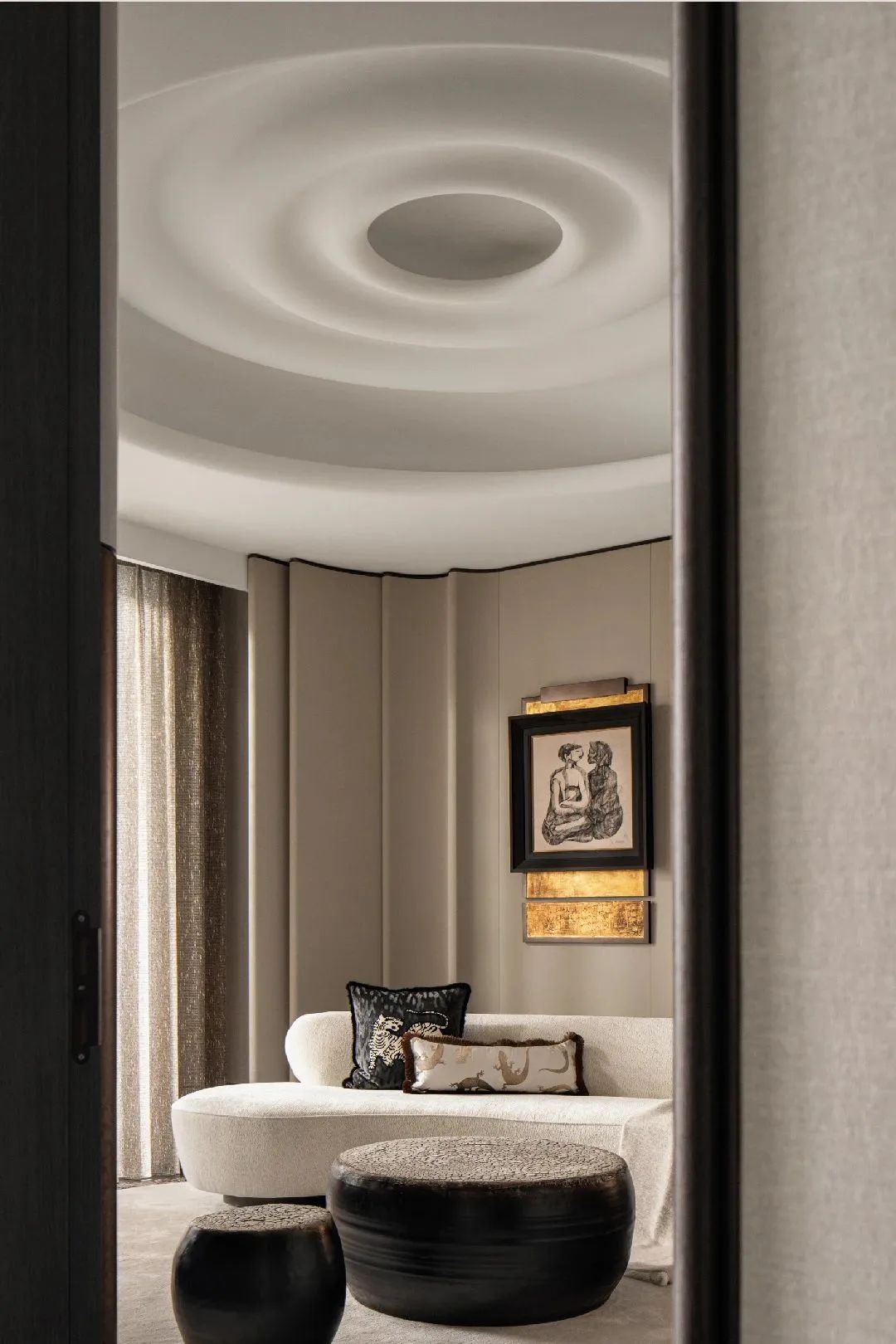 东方湖居设计豪宅样板间丨WSD世尊设计-32