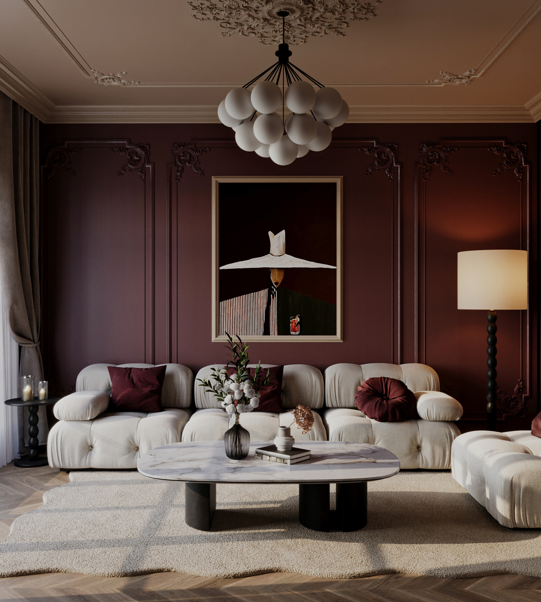 新古典主义客厅设计-6