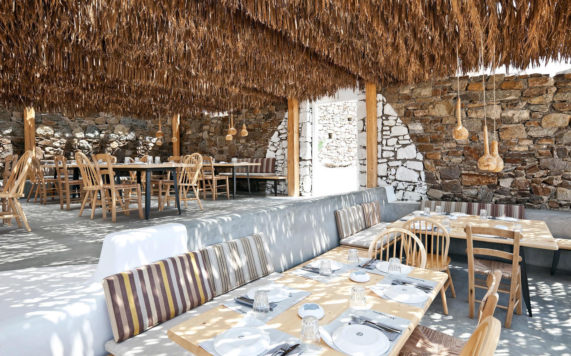 Alemagou Mykonos Bar Restaurant Design K-STUDIO-1