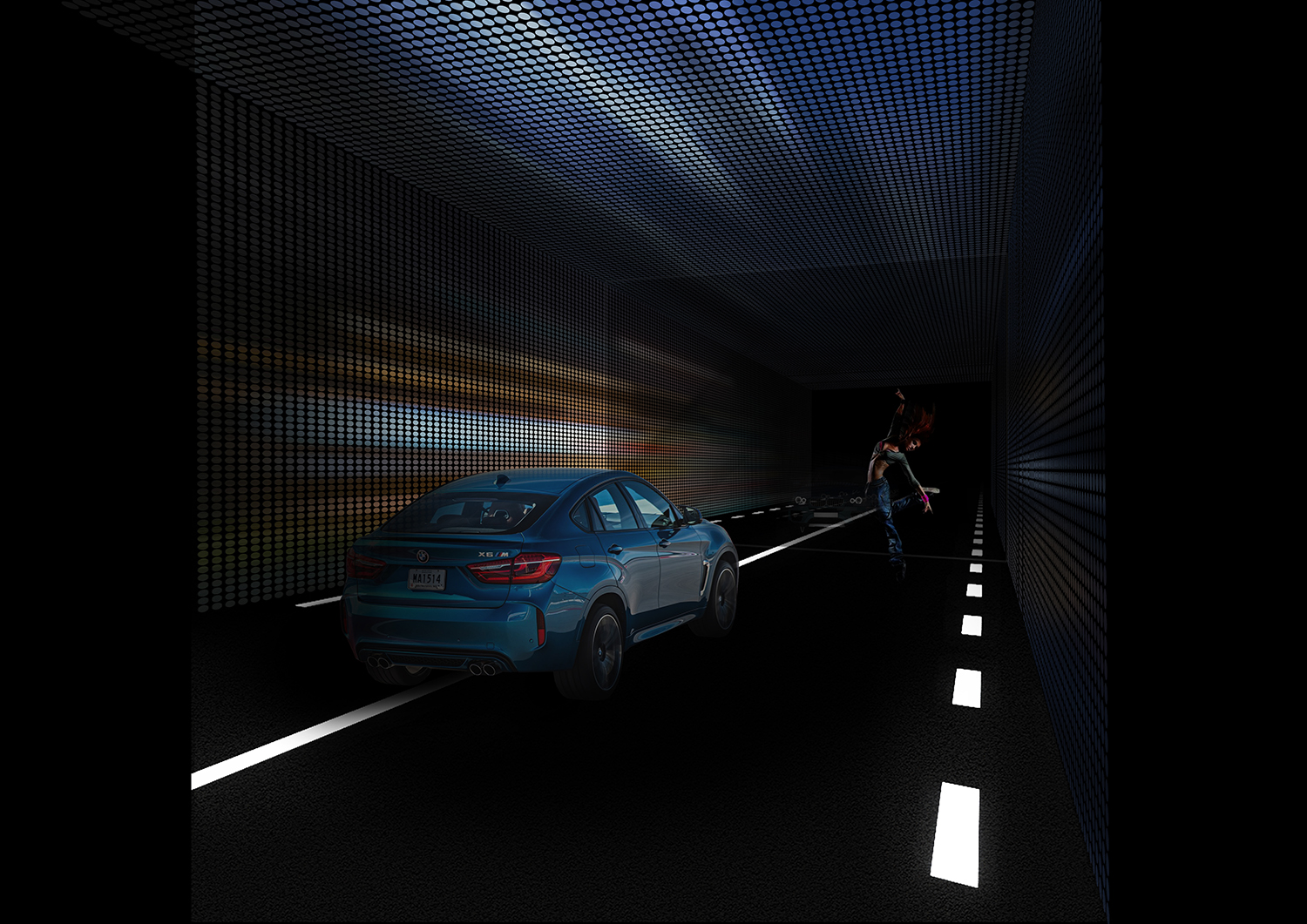 宝马展示厅——动感体验的无限镜像空间-9