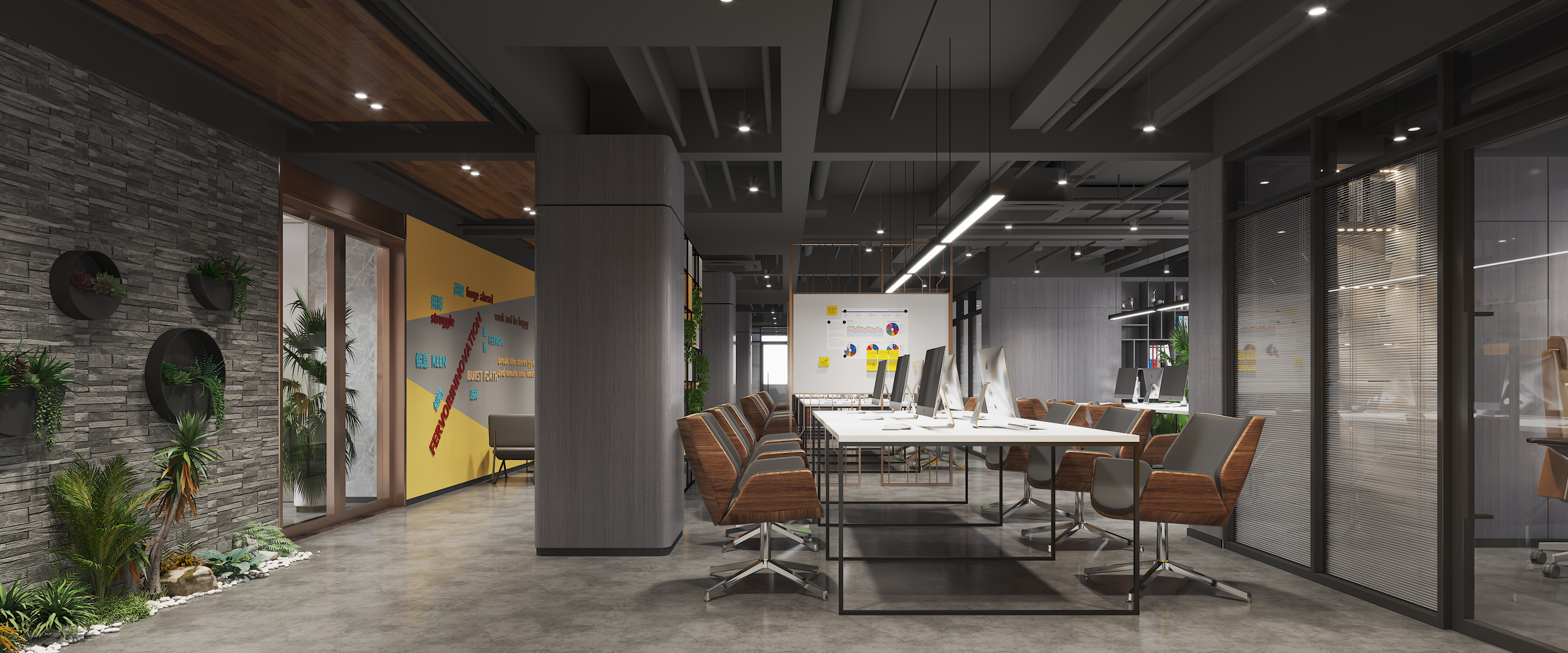 回归本质的专属轻工业空间办公设计-11