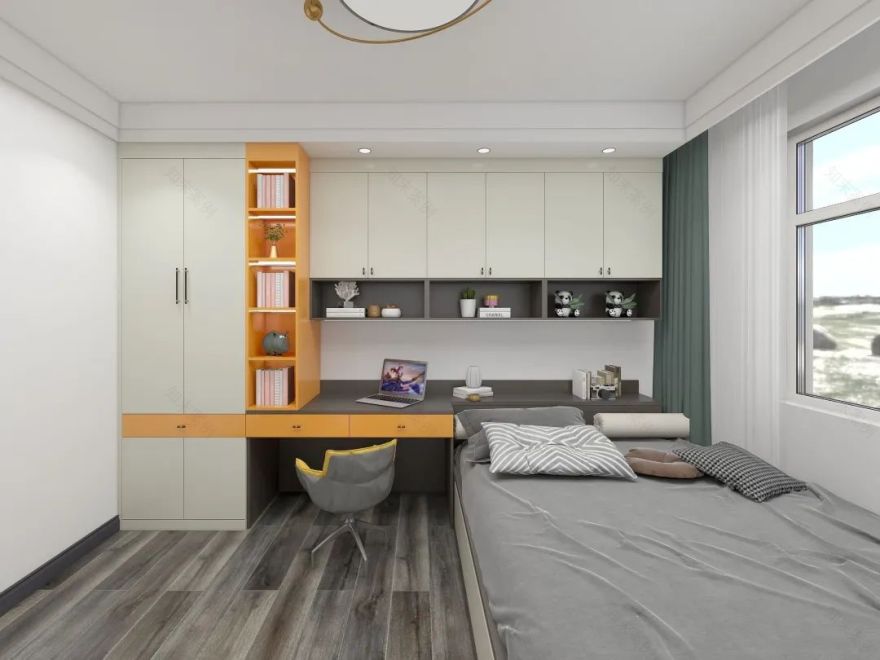 122㎡现代婚房设计-42