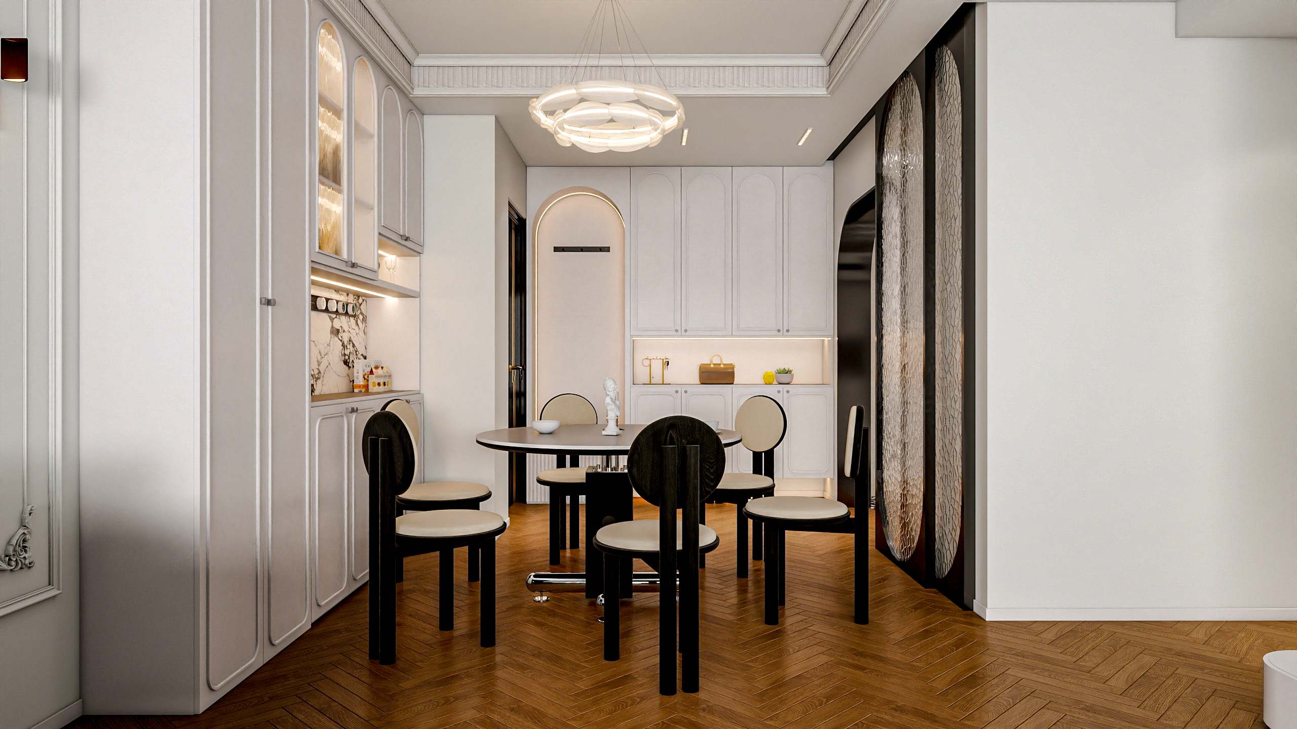 四川成都人居都市阳光（245平方简约法式顶跃六居室）-11