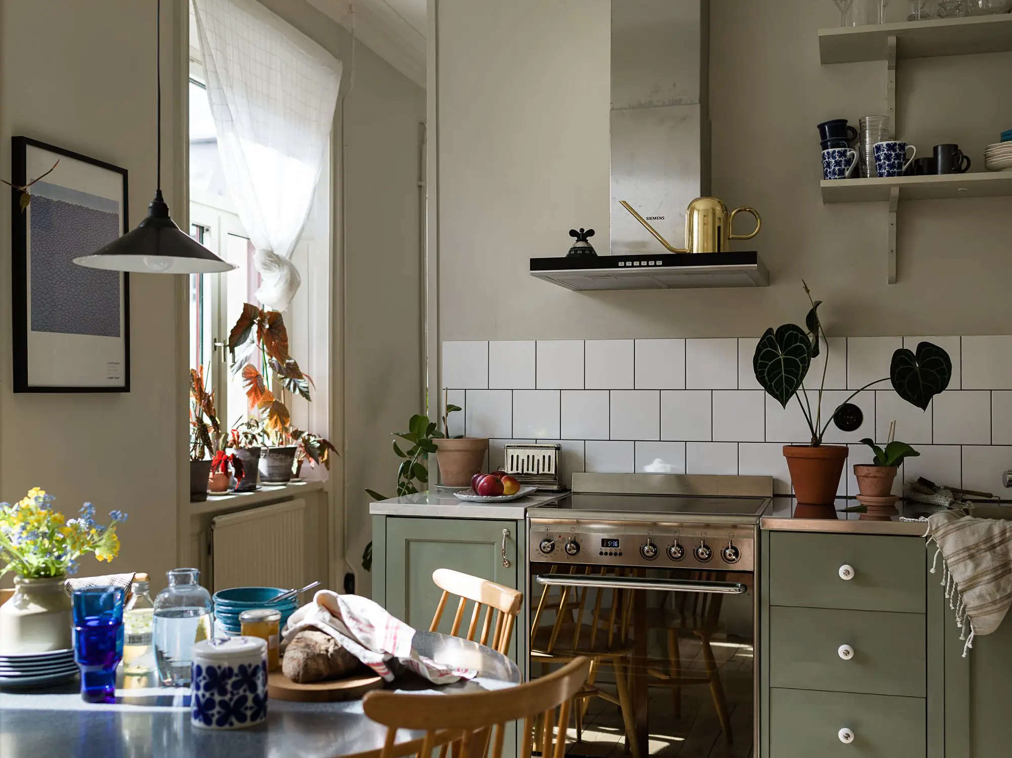 复古色彩的旧楼公寓-4