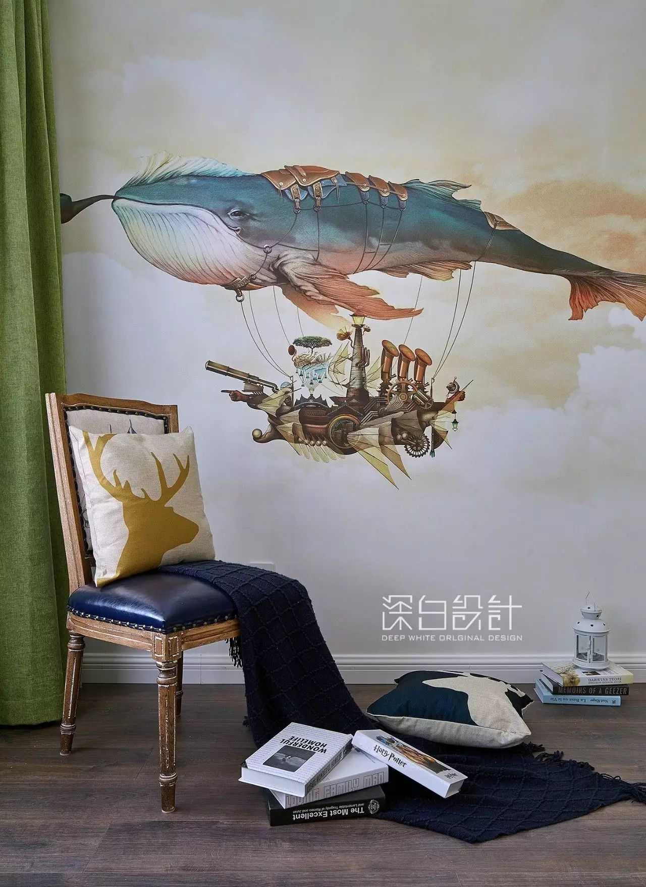 天津中粮大道美式混搭家居设计，感受小确幸的温馨时光-40