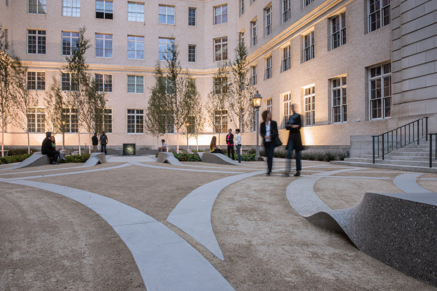 美国加州旧金山联合国广场 50 号总务管理局艺术和建筑项目景观雕塑丨Cliff Garten 工作室-23