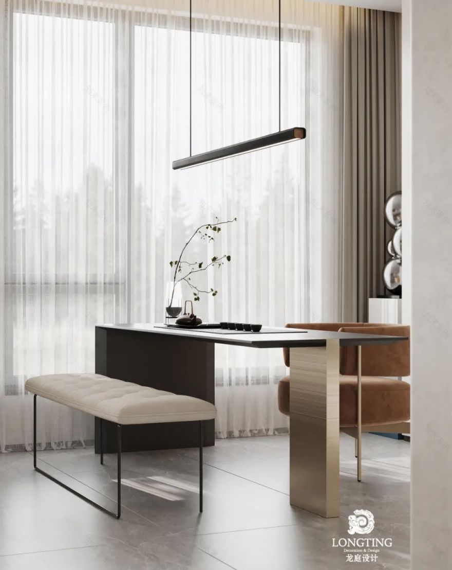 西湖观邸 410 方现代黑白空间设计丨中国湖州-8