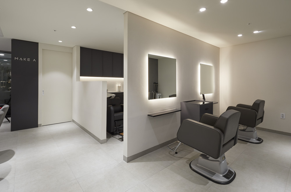 高级灰打造 26 平米奢华美容院-13