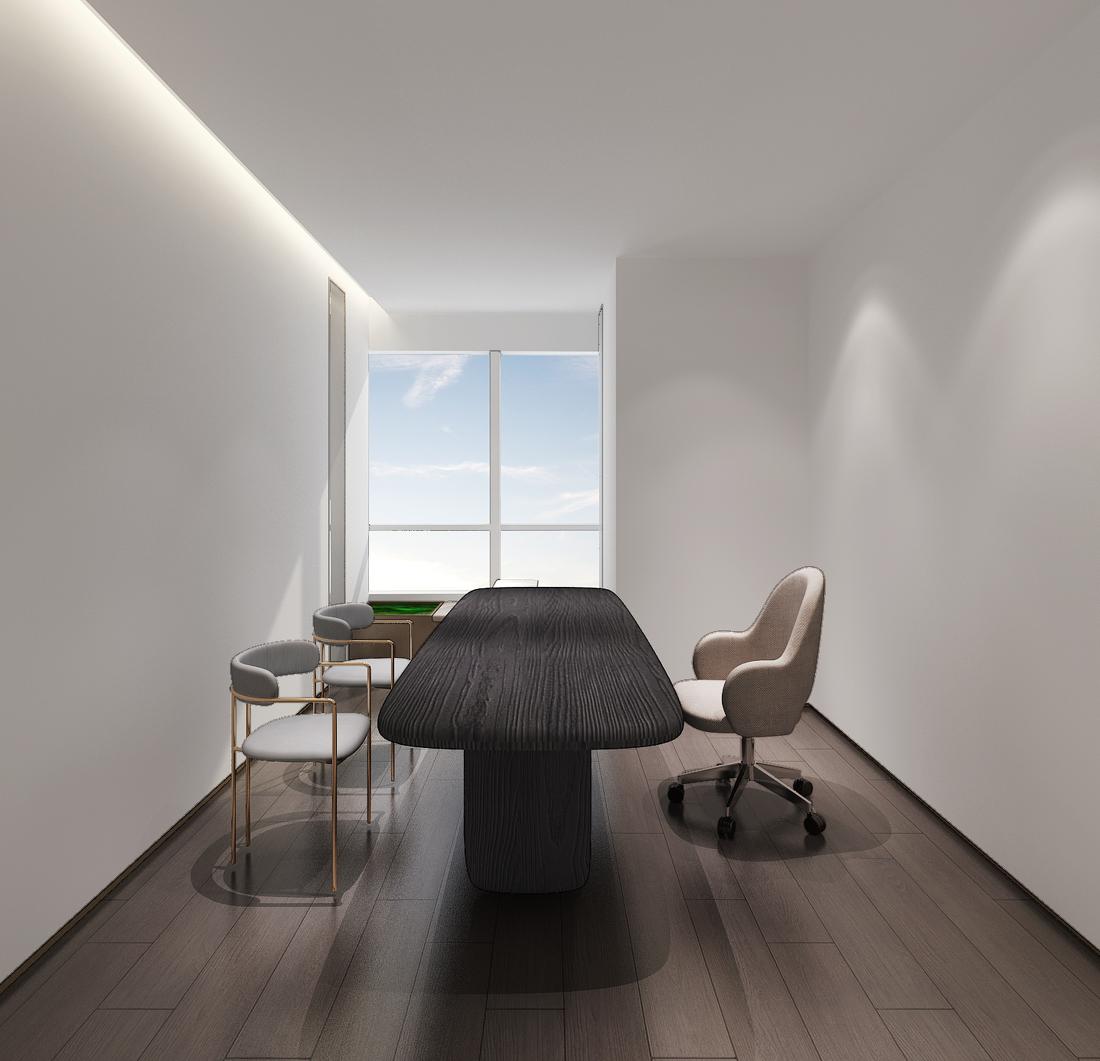 简约人文办公空间设计-24