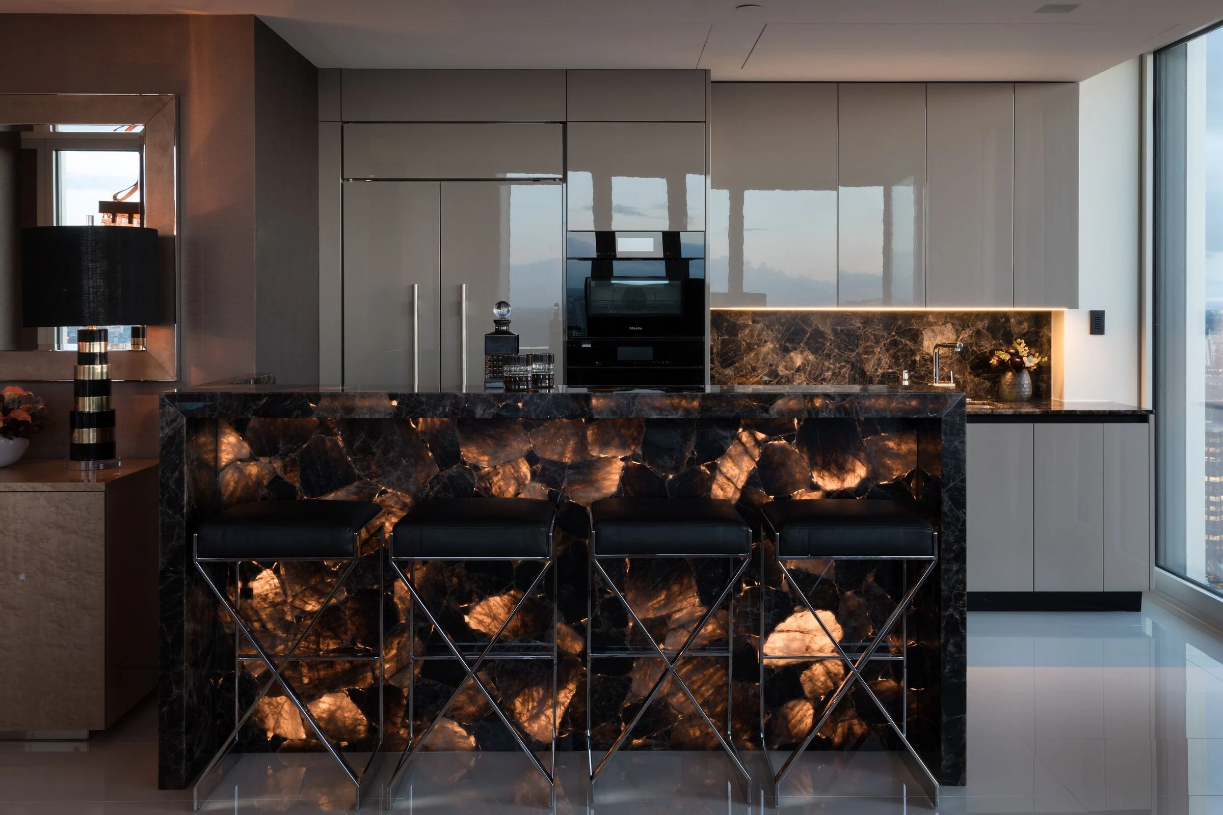 伦敦南岸塔豪华公寓丨英国伦敦丨DAVIDE CASAROLI DESIGN-13