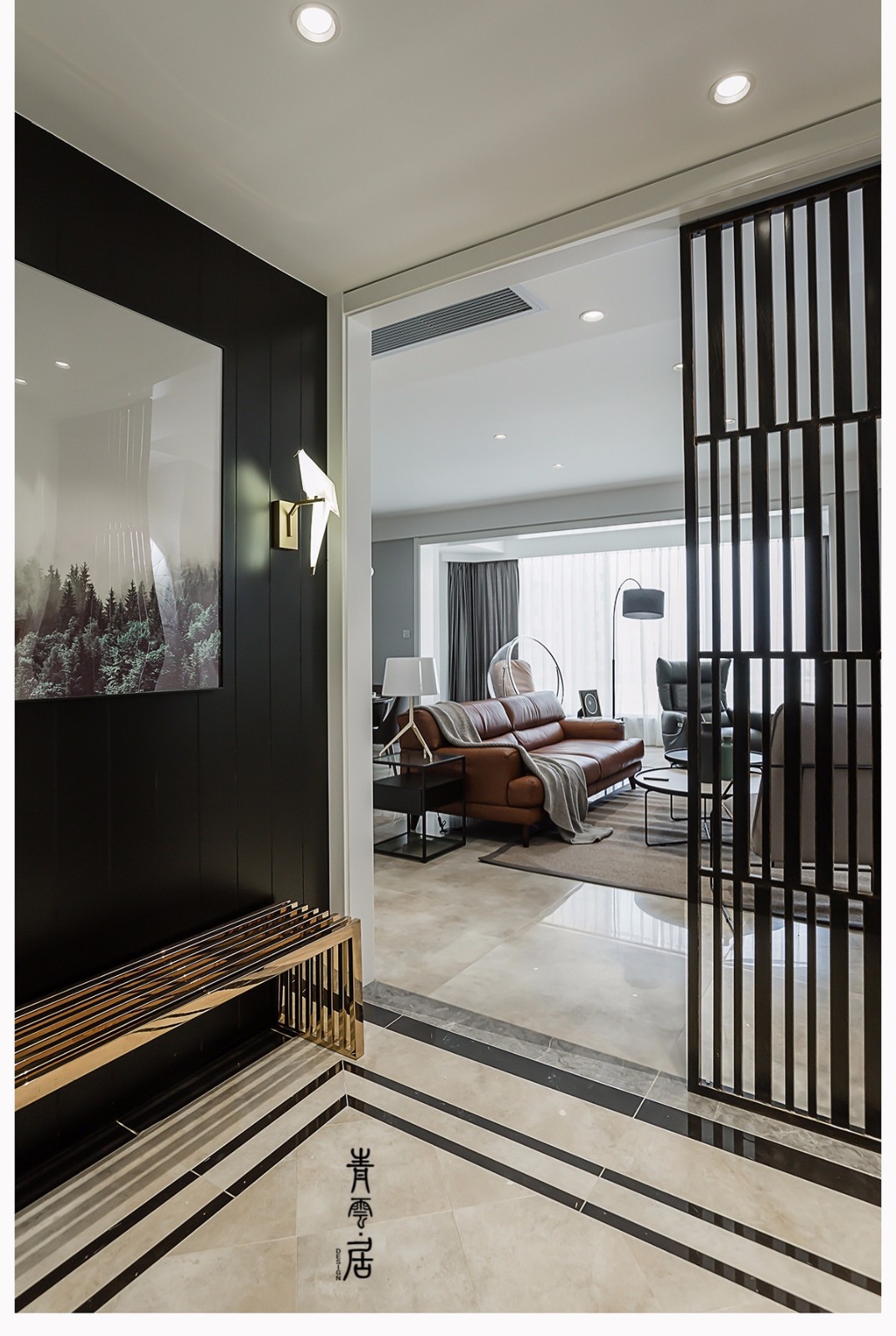 196㎡现代风格住宅  青云居设计-15