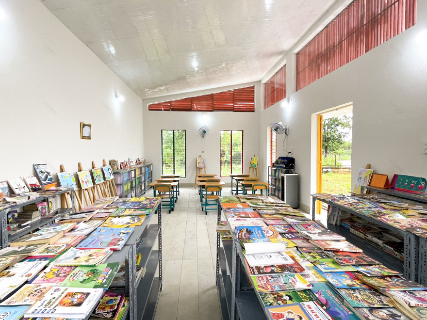 “Mật Ngọt” – 山区儿童图书馆丨胡志明市工业大学学生团队-39