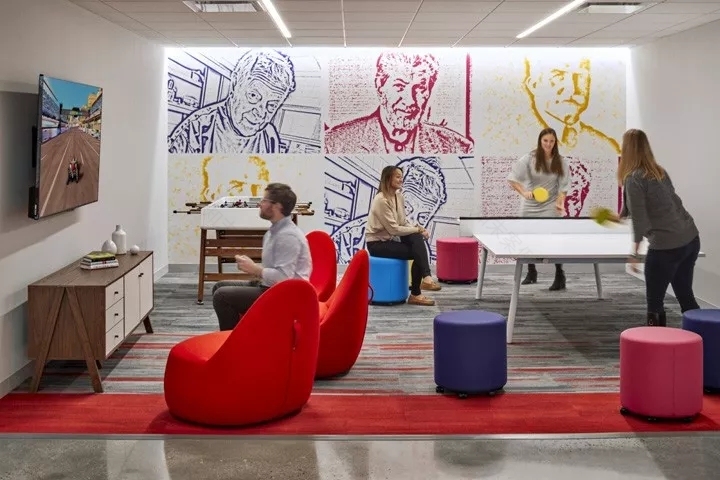 糖果企业 Pladis 北美总部,趣味满分的办公空间设计-19