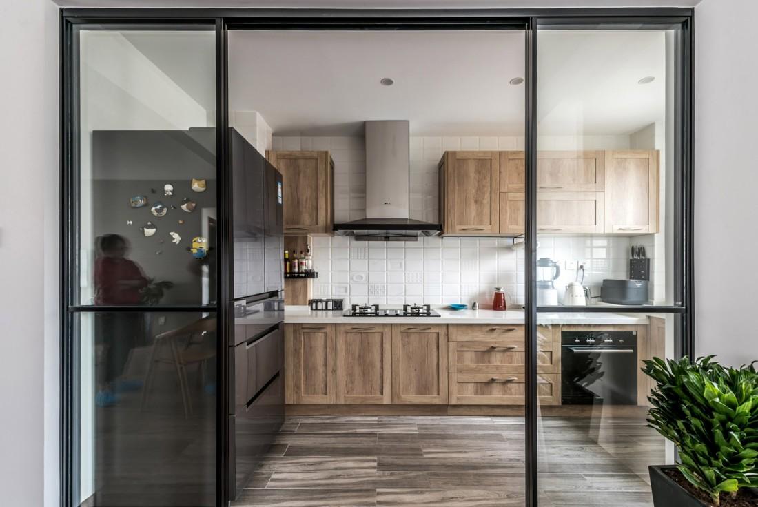 融禾设计丨北欧风格平层单身女性公寓,自然舒适,功能齐全-13