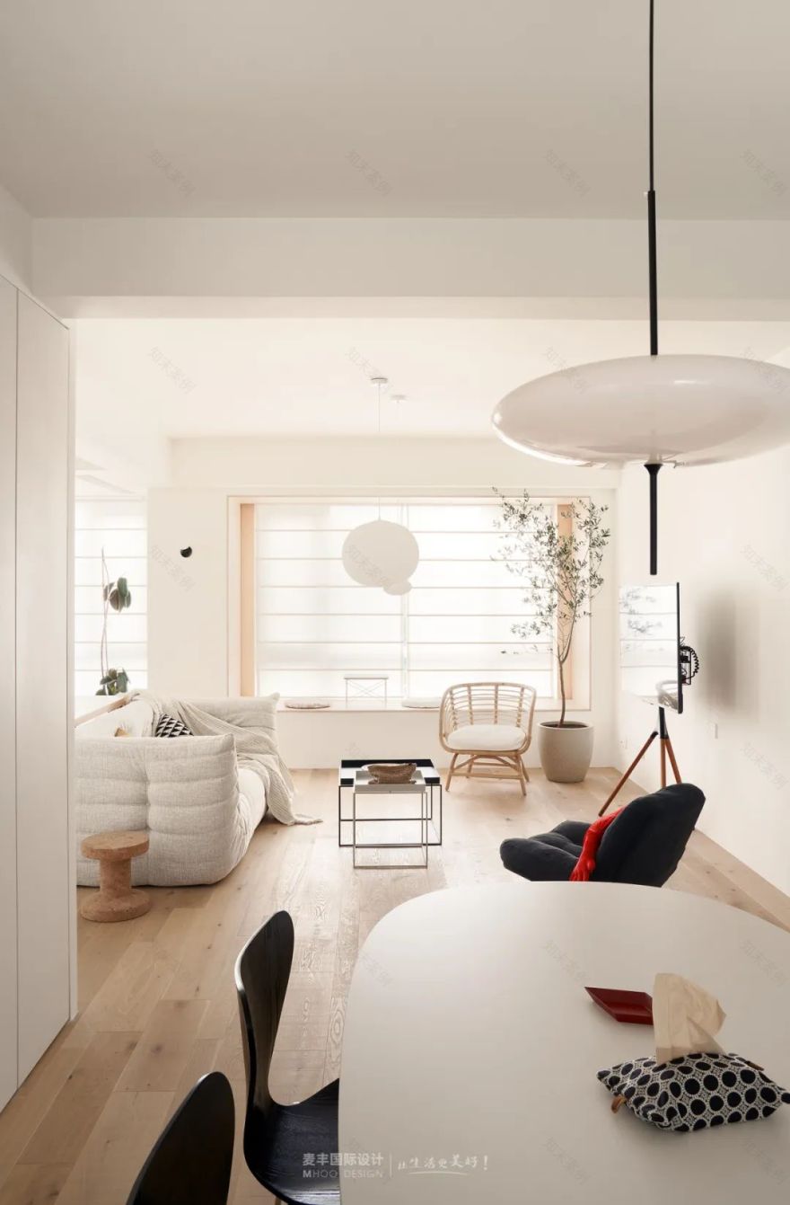 MHOO|十里春晓127㎡现代北欧:白木暖光屿-16